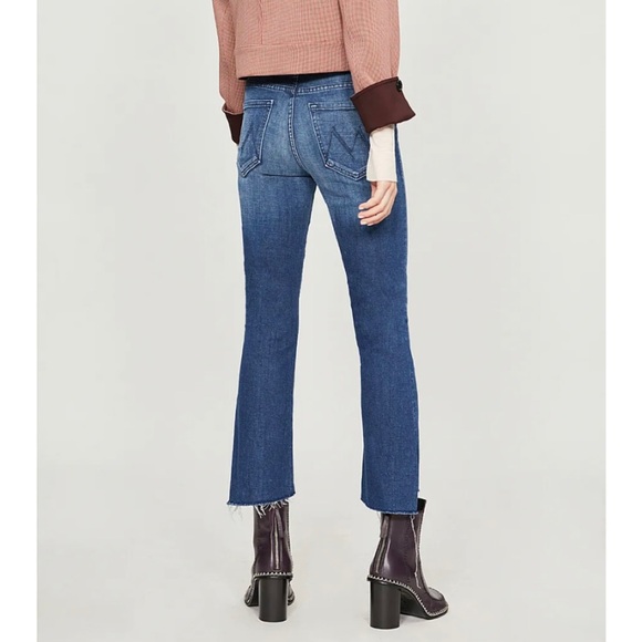 Mother Insider Crop Step Fray jeans Royal Treatment indigo blue - Picture 13 of 13